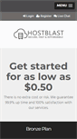 Mobile Screenshot of hostblast.net